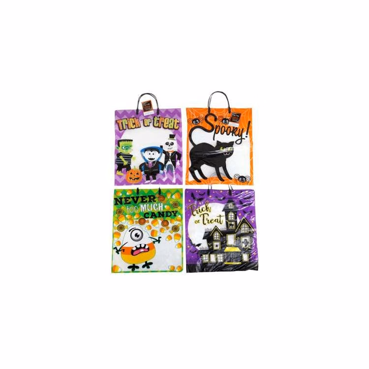 Halloween Trick-or-Treat Bags Plastic - Assorted