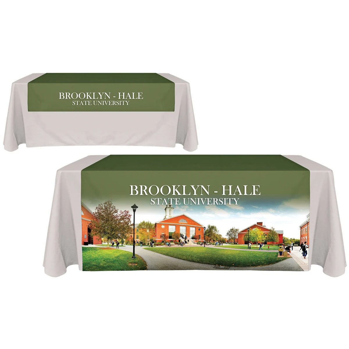 60" x 72" Digitally Printed Table Runners 1