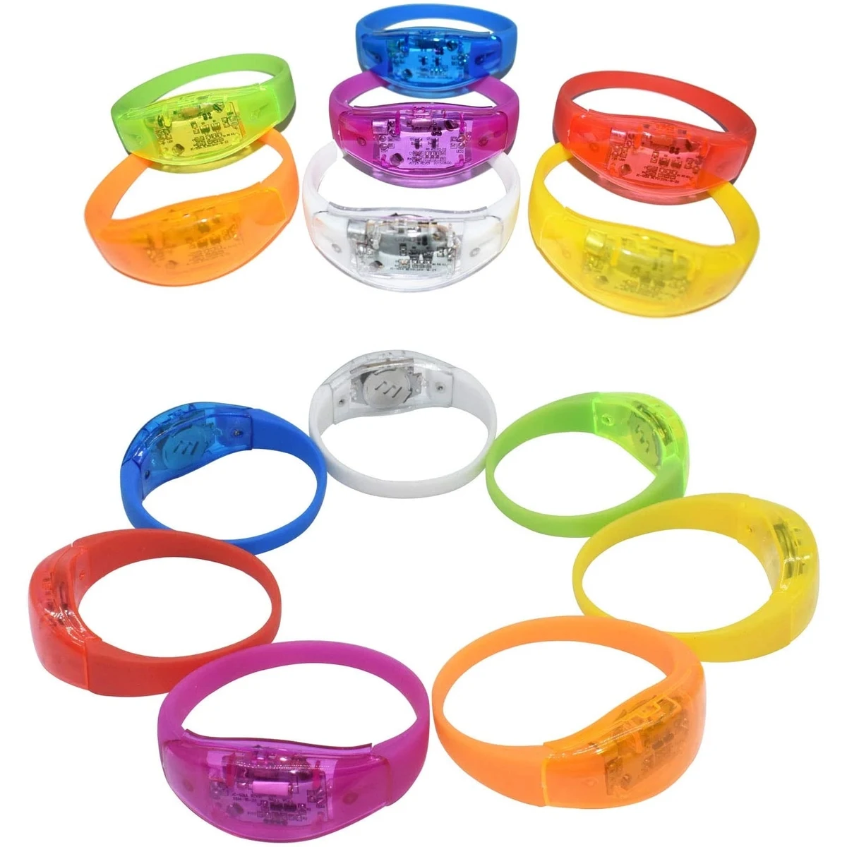 Voice Activated Sound Control LED Bracelets 1