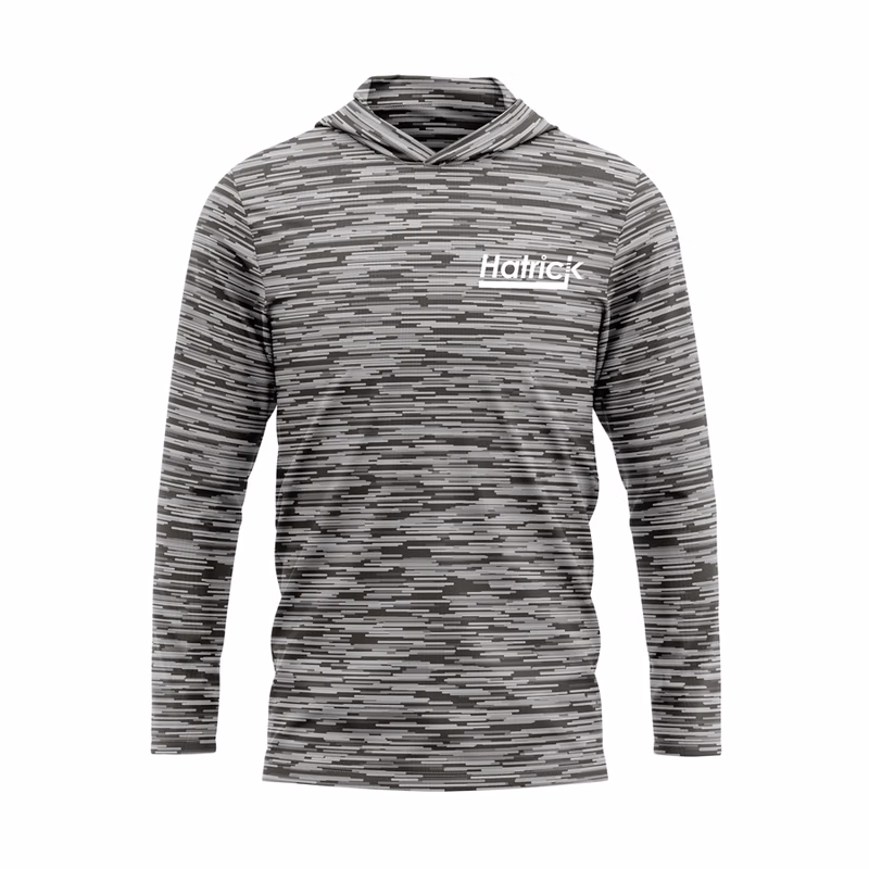 Rush - Long Sleeve Hooded Heather T-Shirt