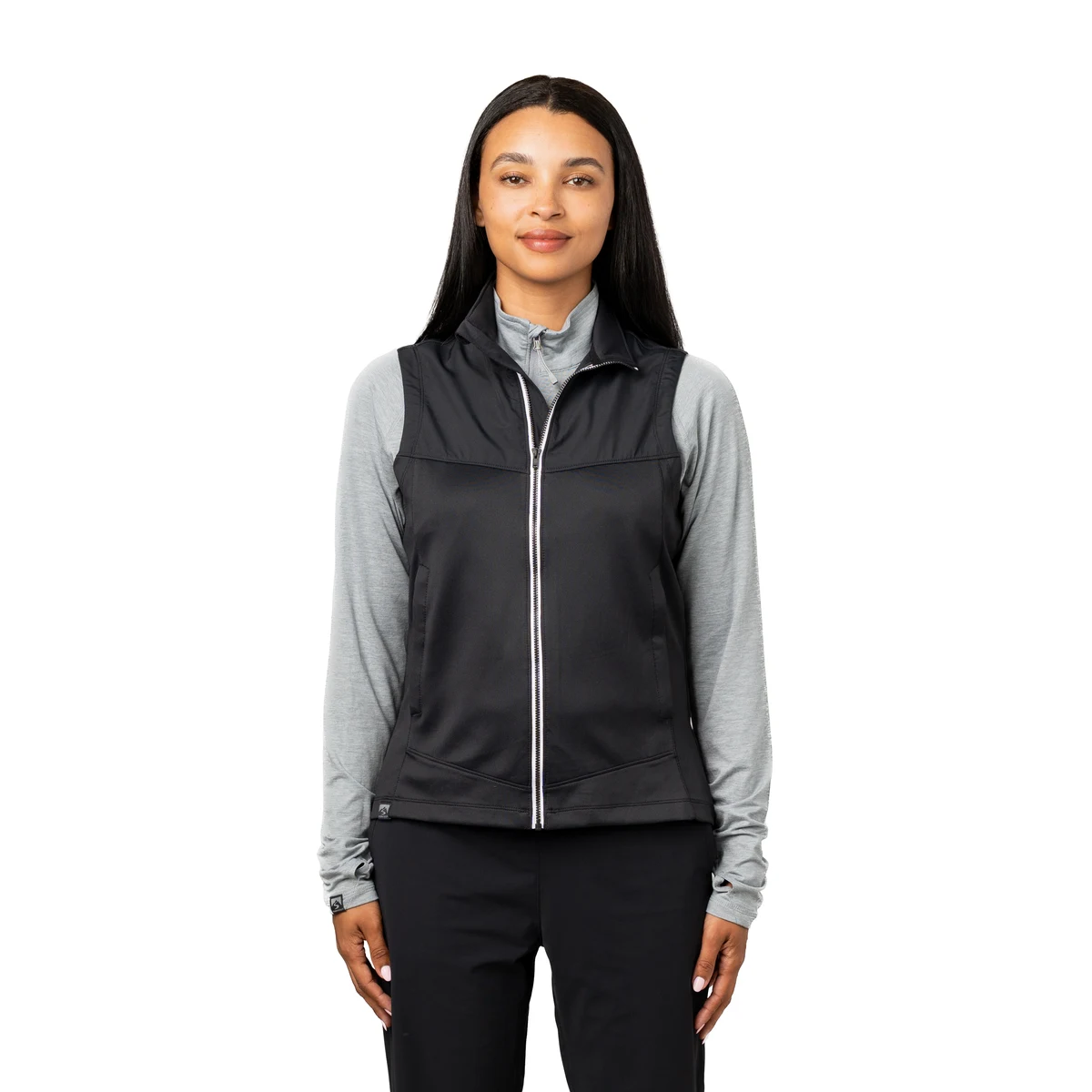 Storm Creek Women's Tiebreaker II Interlock Full Zip Vest 1