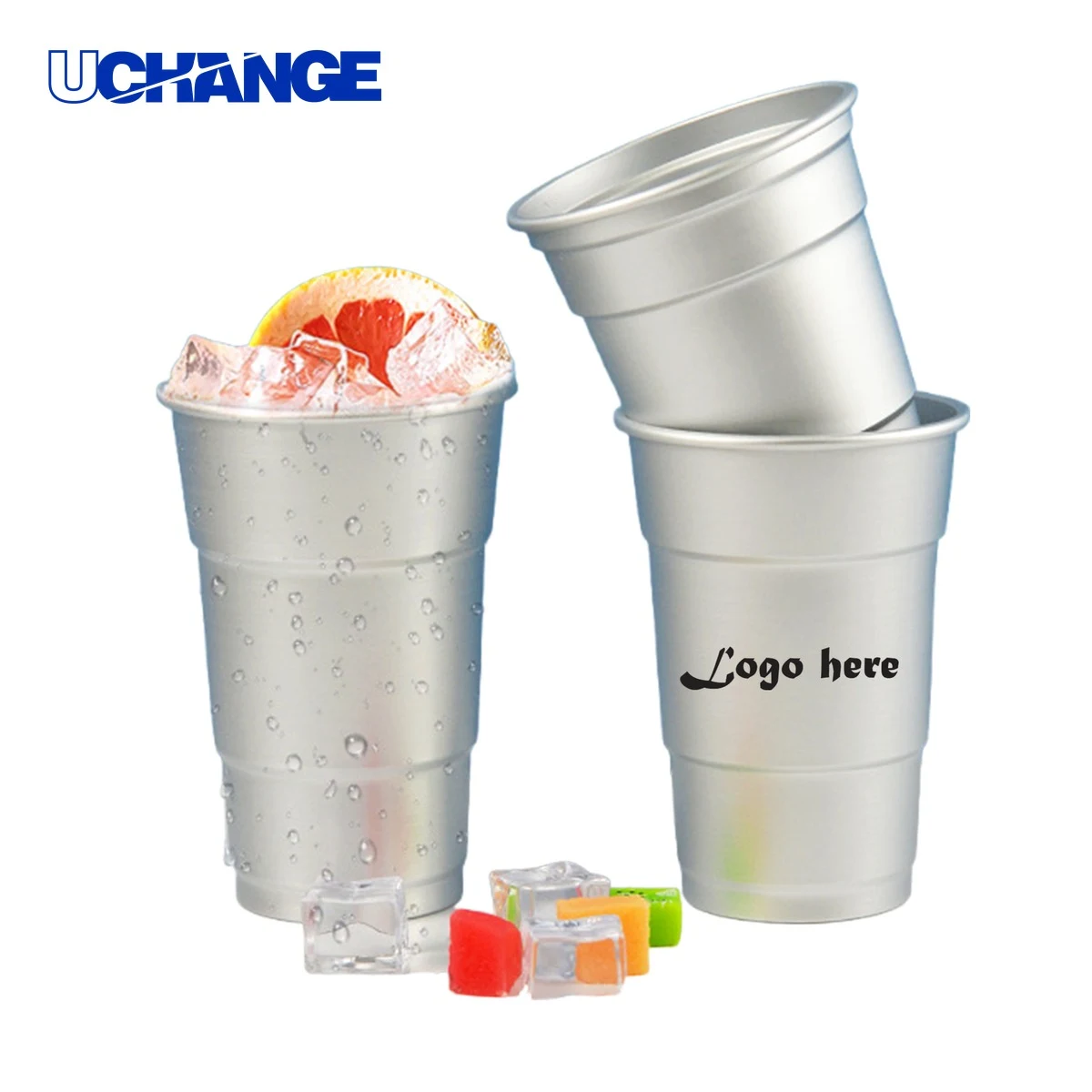 Disposable Aluminum Beer Cup Container 1