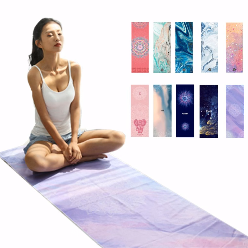 Anti Slippery Sweat Absorbent Yoga Mat Towels