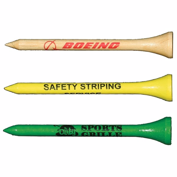 Golf Tees w/1 Color Imprint (2 3/4")