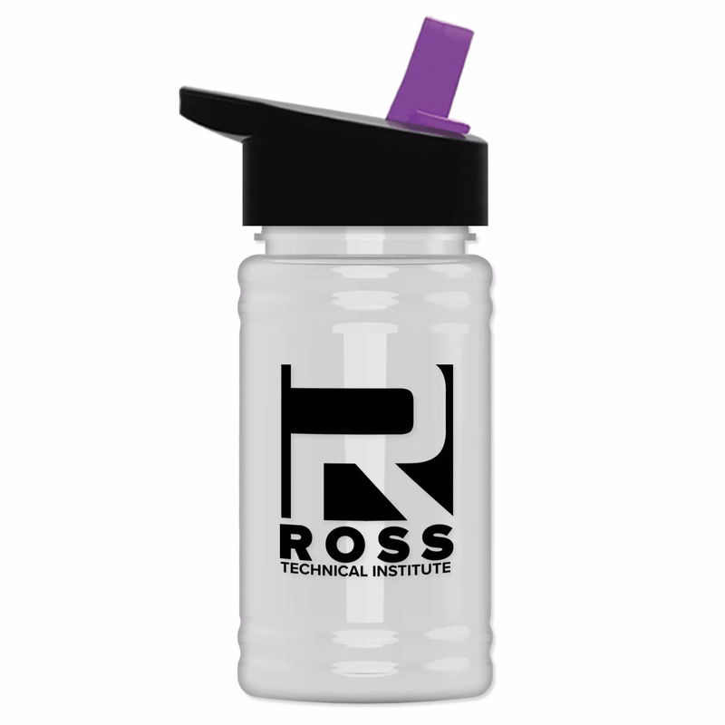 UpCycle - Mini 16 oz. rPet Sports Bottle with Flip Straw