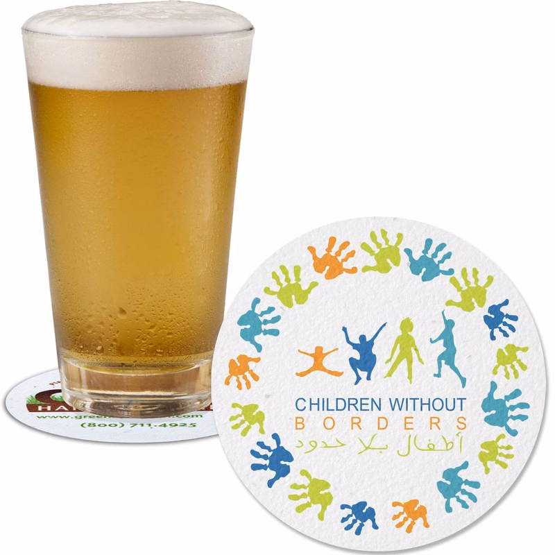 Premium Seeded Paper Coaster