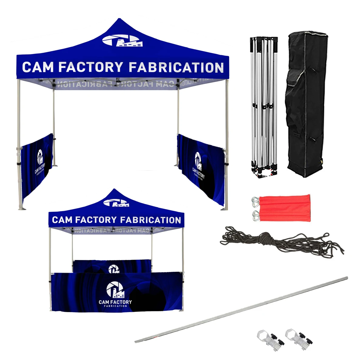 10 ft. x 10 ft. Premium Event Tent Kit 4 (Dye Sub) 1