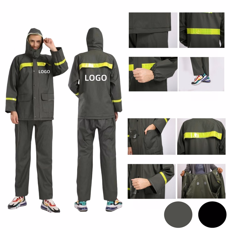 Split Riding Raincoat