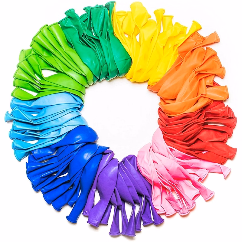 12" Multicolor Latex Balloon