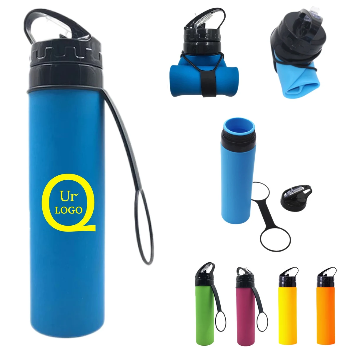 20.3Oz Outdoor Sports Collapsible Water Bottle 1