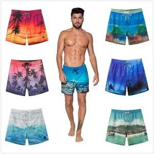 Mens Swimwear Shorts Breathable Hawaii Shorts 1