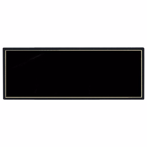 Black Perpetual Plate for Magnetic Photo Plaques