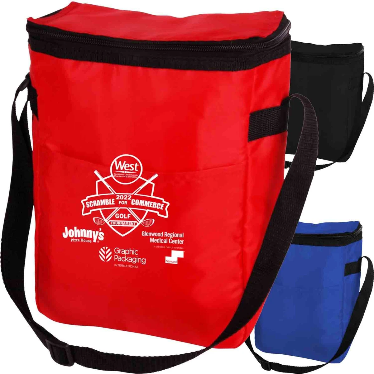 Large PEVA Lining 12-Can Insulated Cooler Bag 1