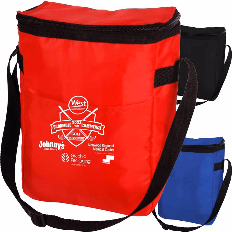 Large PEVA Lining 12-Can Insulated Cooler Bag