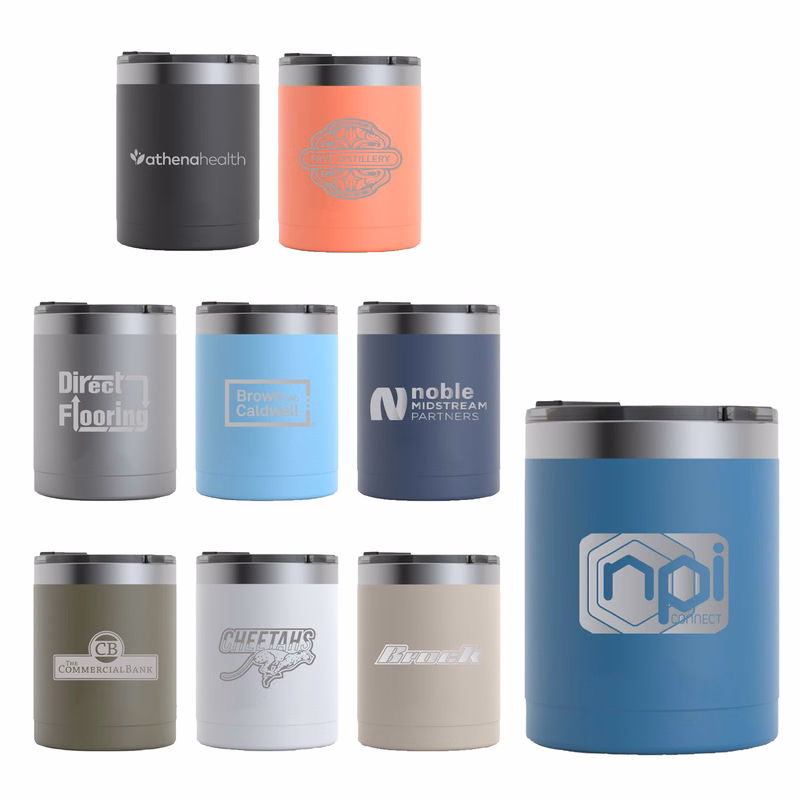 RTIC 12oz Ringed Stainless Steel Lowball Tumblers