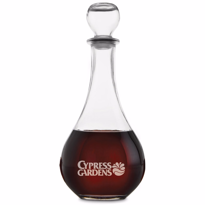 42 oz. Loto Decanter - Deep Etched