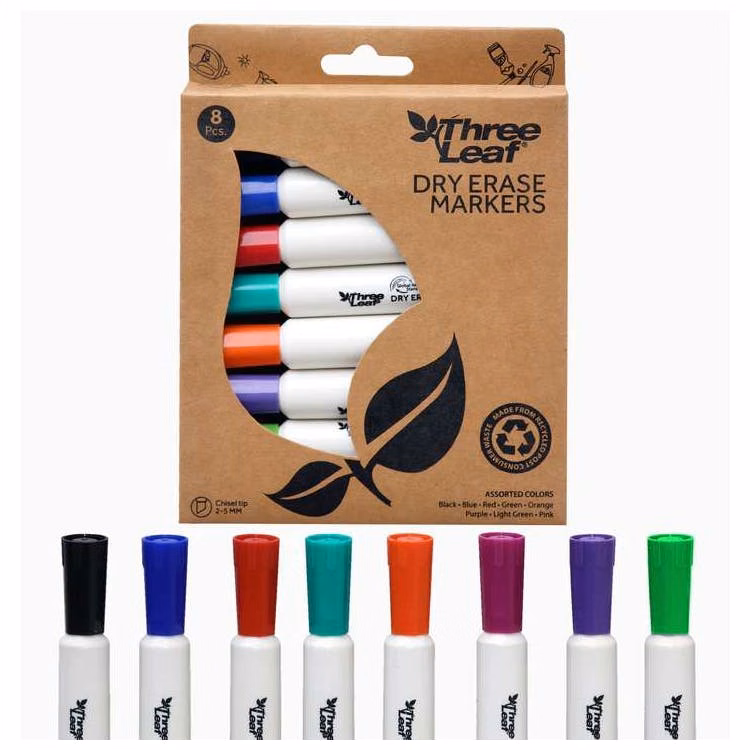 Dry Erase Markers - Assorted 8 Pack