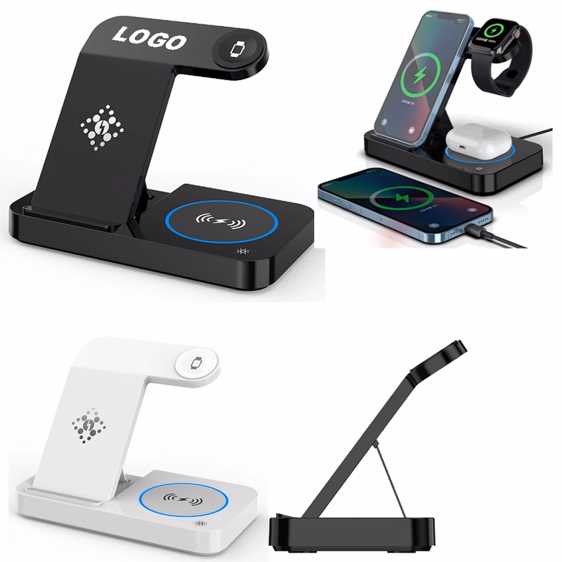 Foldable 4 In 1 Fast Wireless Charging Station