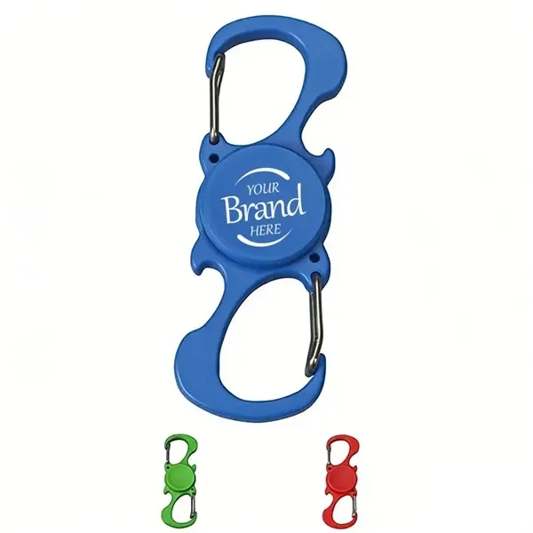 Custom Metal Fidget Spinner Bottle Opener Keychain — Stress Relief Party Favor 1
