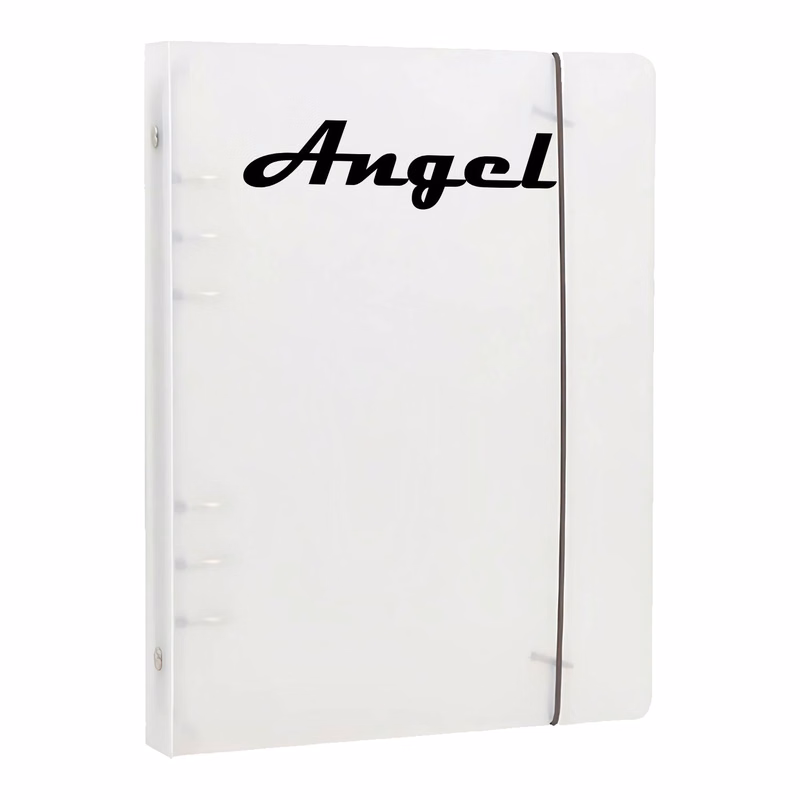A5 Plastic 6-Rings Binder File Folder