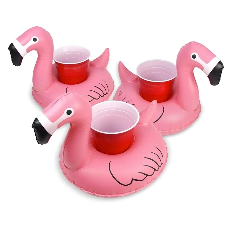 Flamingo Floating Inflatable Cup Holder 1