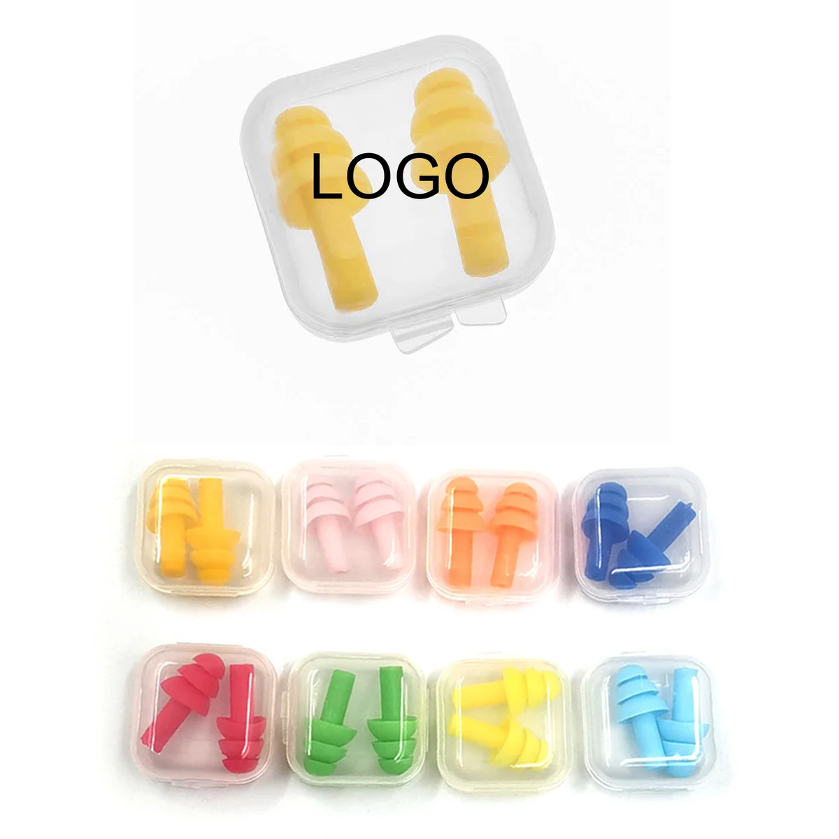 Silica Gel Ear Plugs In Case 1