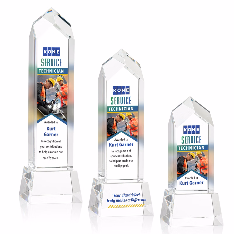 Clarington VividPrint™ Award on Base - Clear