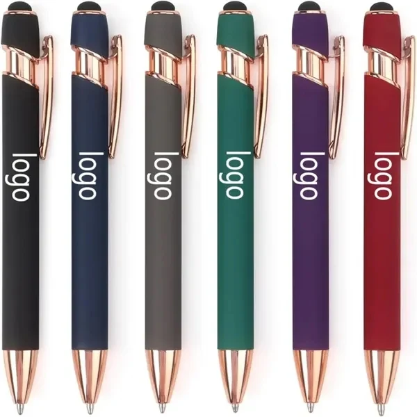 2-in-1 Stylus Retractable Ballpoint Pen for Office, School and Events 1