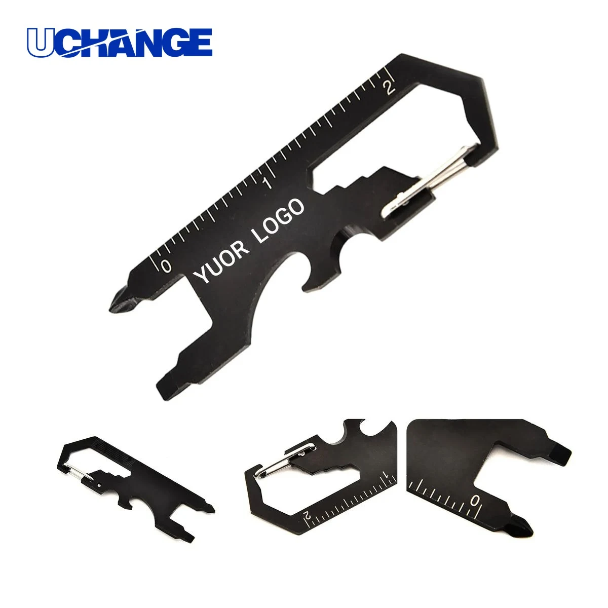 Stainless Steel Multi Tool Card Tool with Keychain Loop 1
