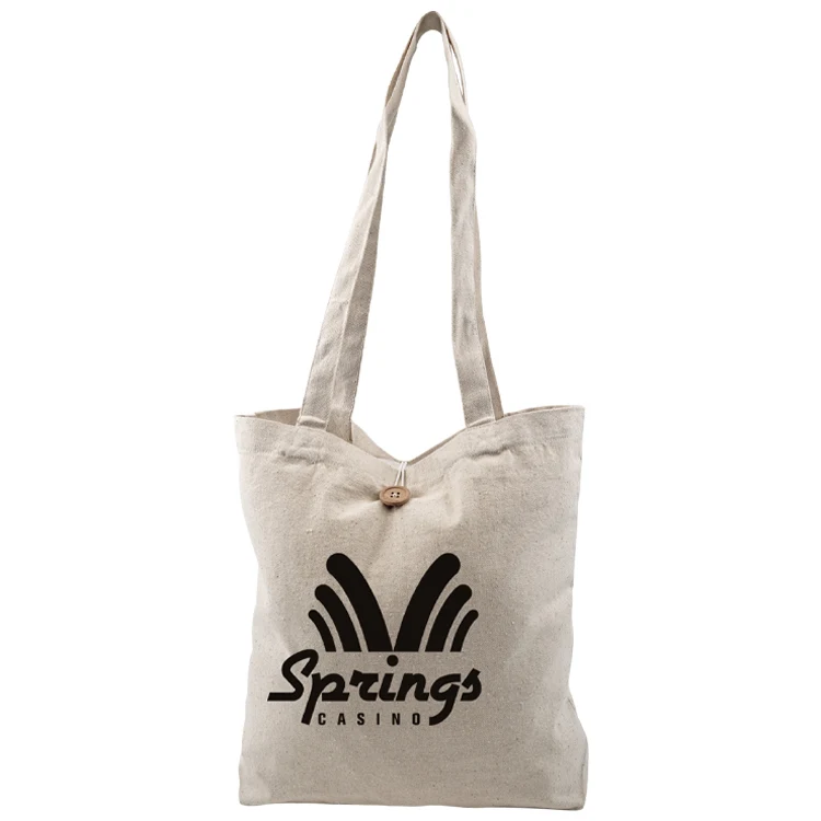 Super Sale- Natural Cotton Button Tote 1