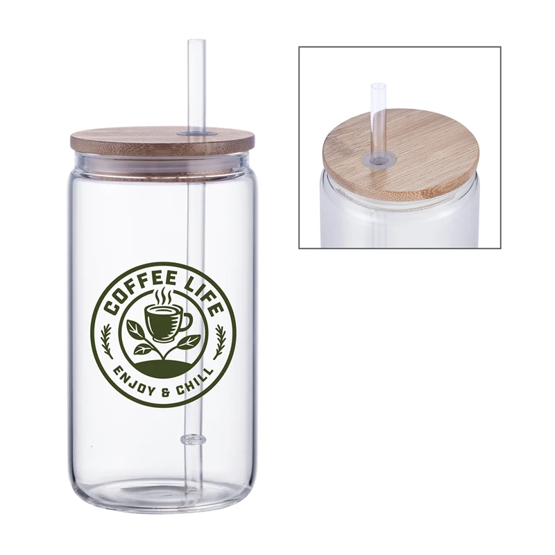 Juzo 18 oz. Glass Cup 1