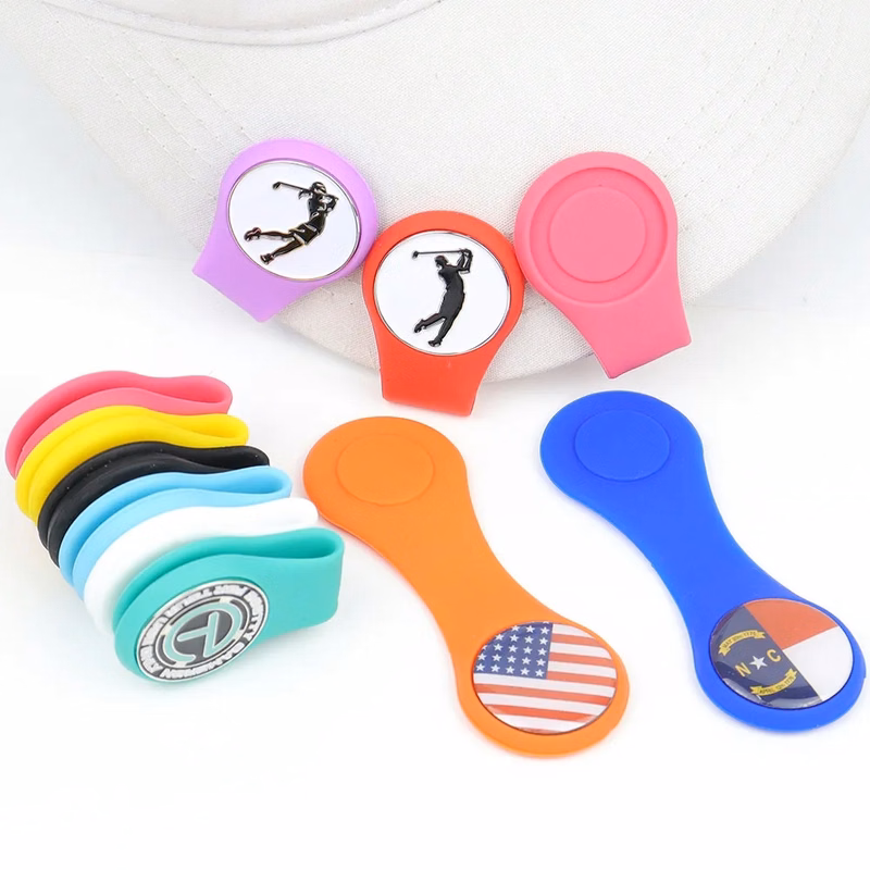 Silicone Golf Hat Clip Marker