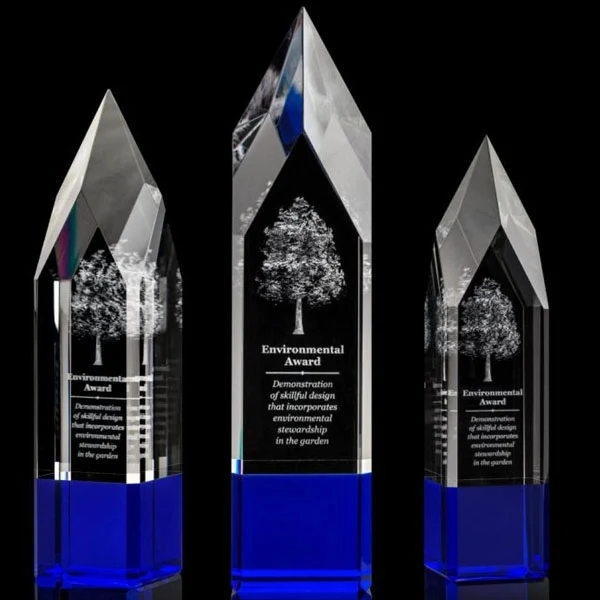 3D Crystal Trophy Awards 1