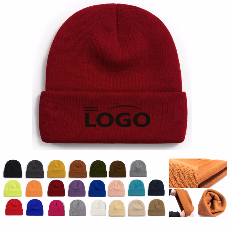 Unisex Adult Knit Beanie Hat