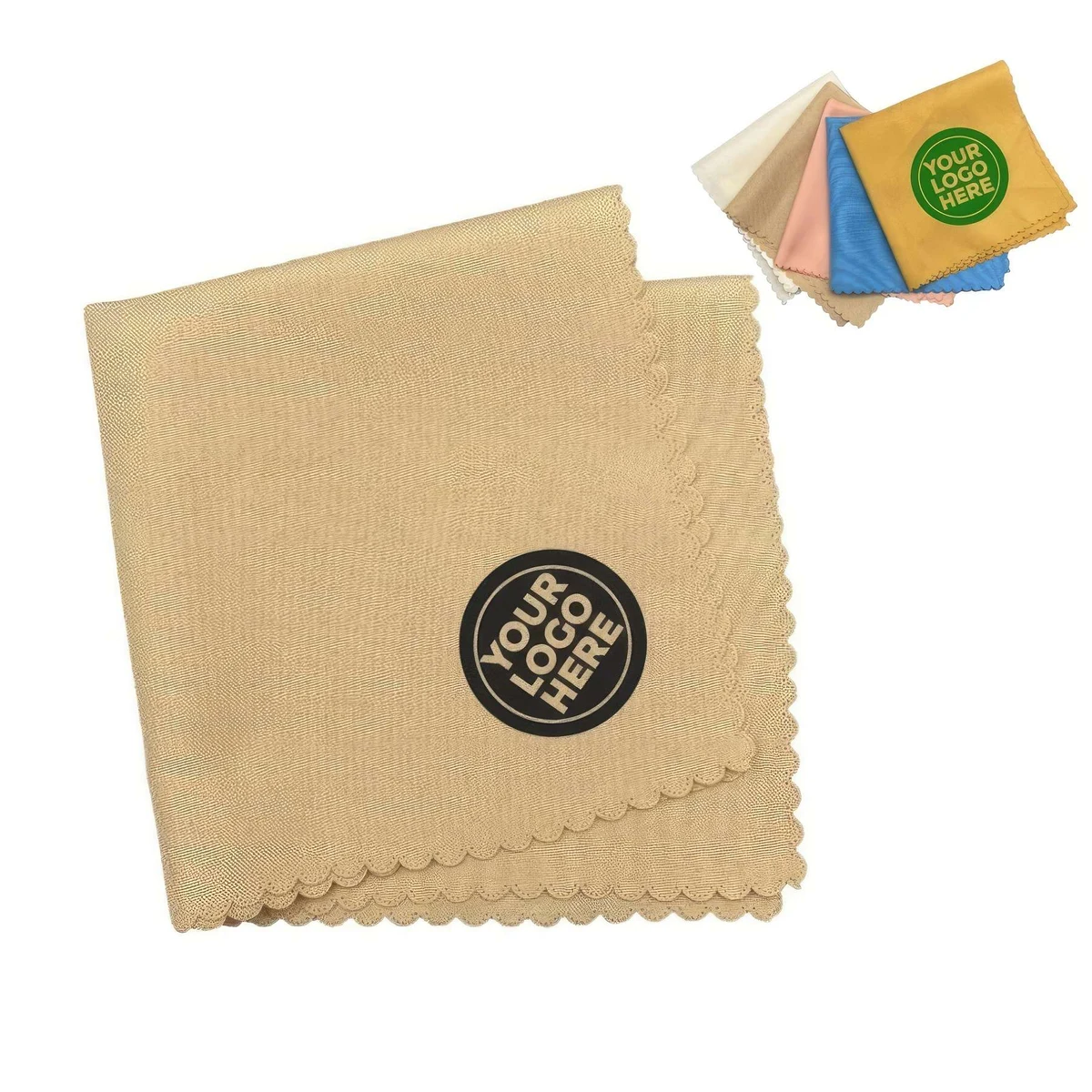 Custom Printed Table Napkins - 19.69'' x 19.69'' 1