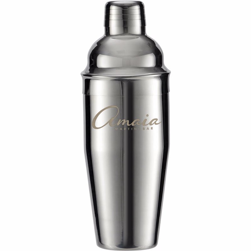 25 oz. Stainless Steel Martini Shaker - Laser Etch