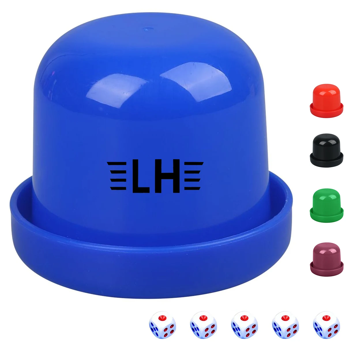 Plastic Game Dice Cup Shaker With Dice 1