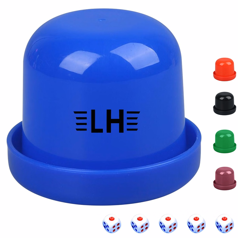 Plastic Game Dice Cup Shaker With Dice
