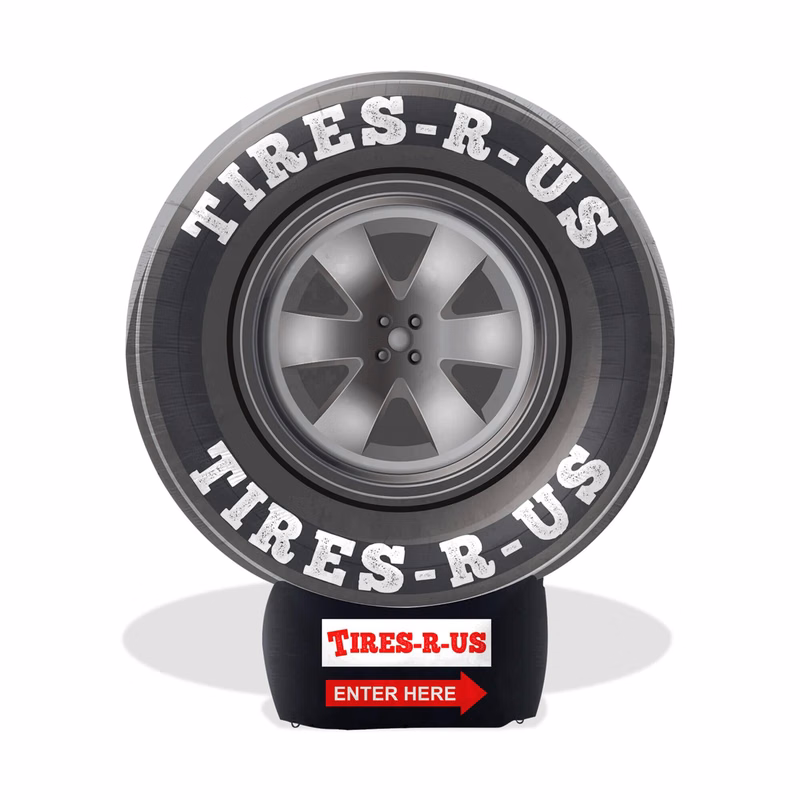 10ft Custom Giant Inflatable Tire