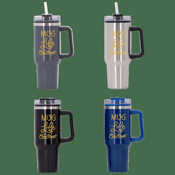 Behemoth 40 oz. Hugo Plastic Interior Stainless Steel Travel Mug