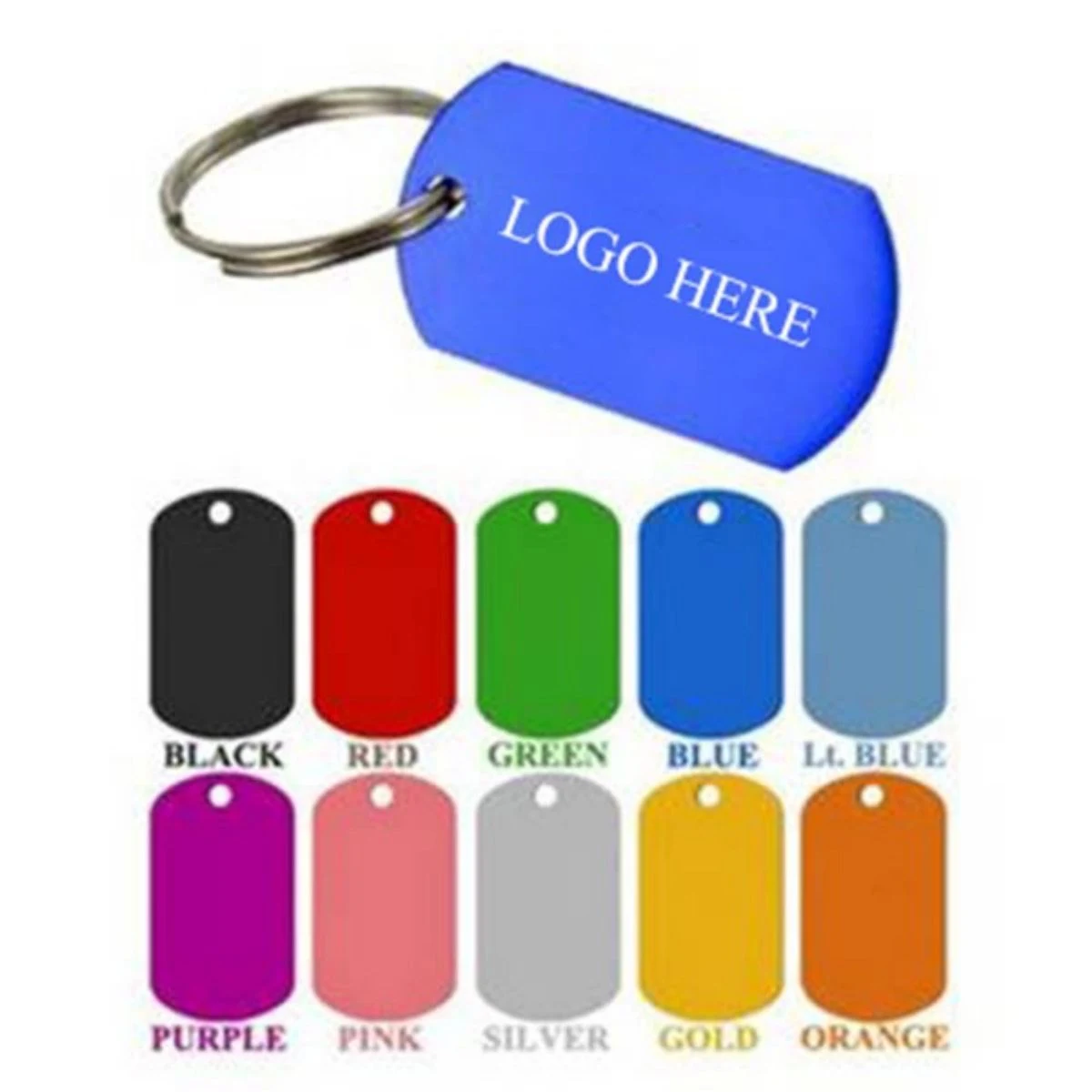 Flexible PVC Key Tag Pet ID / Hotel Room Tag 1
