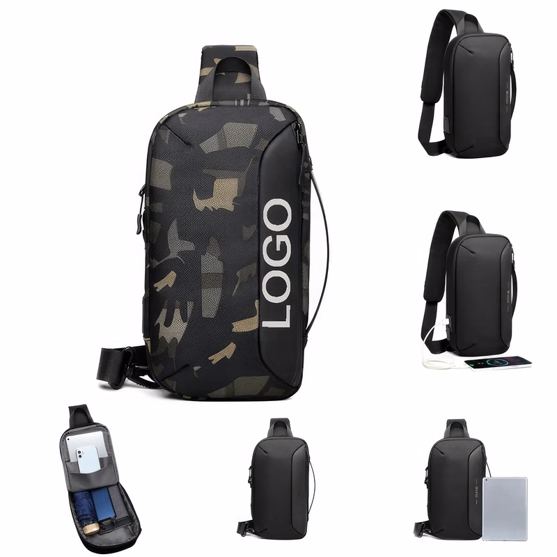 Men's USB Business Chest Bag