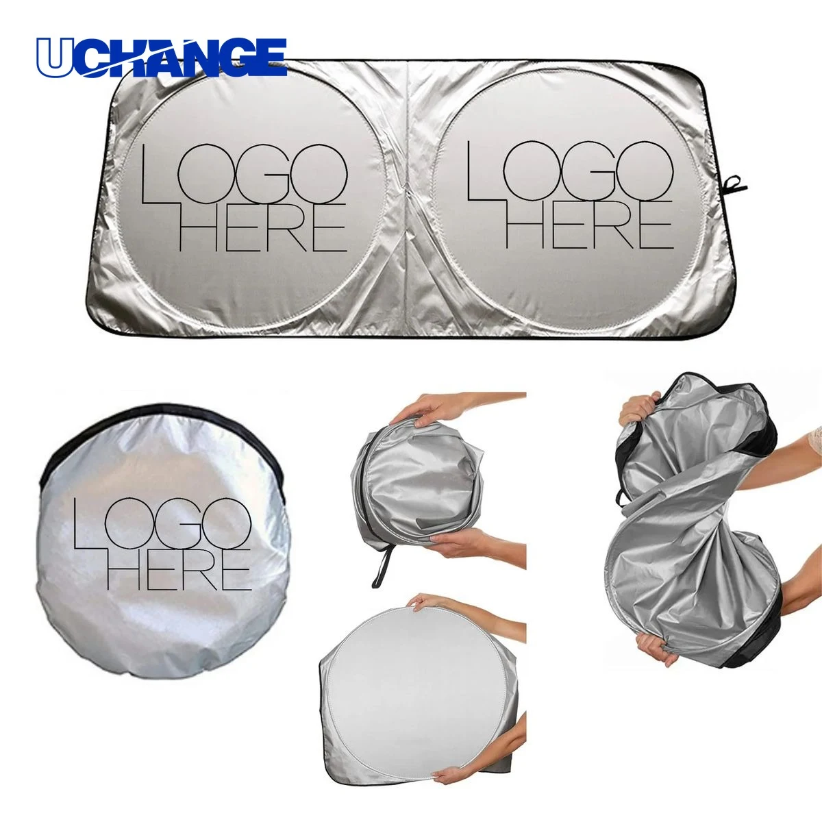 Custom Folding Car Sunshade 1