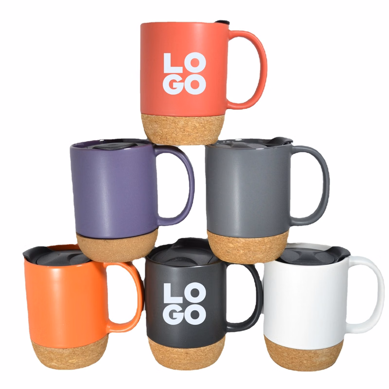 14Oz Cork Mug Ceramic