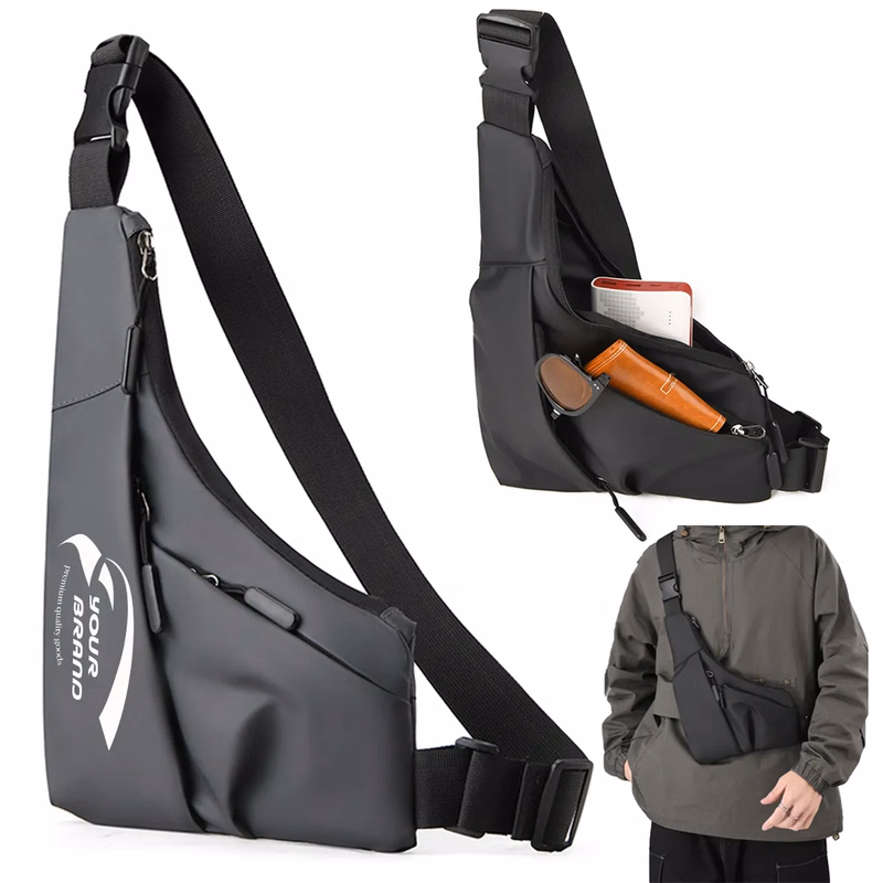 Lightweight Sling Crossbody Chest Bag Men Shoulder Backpack