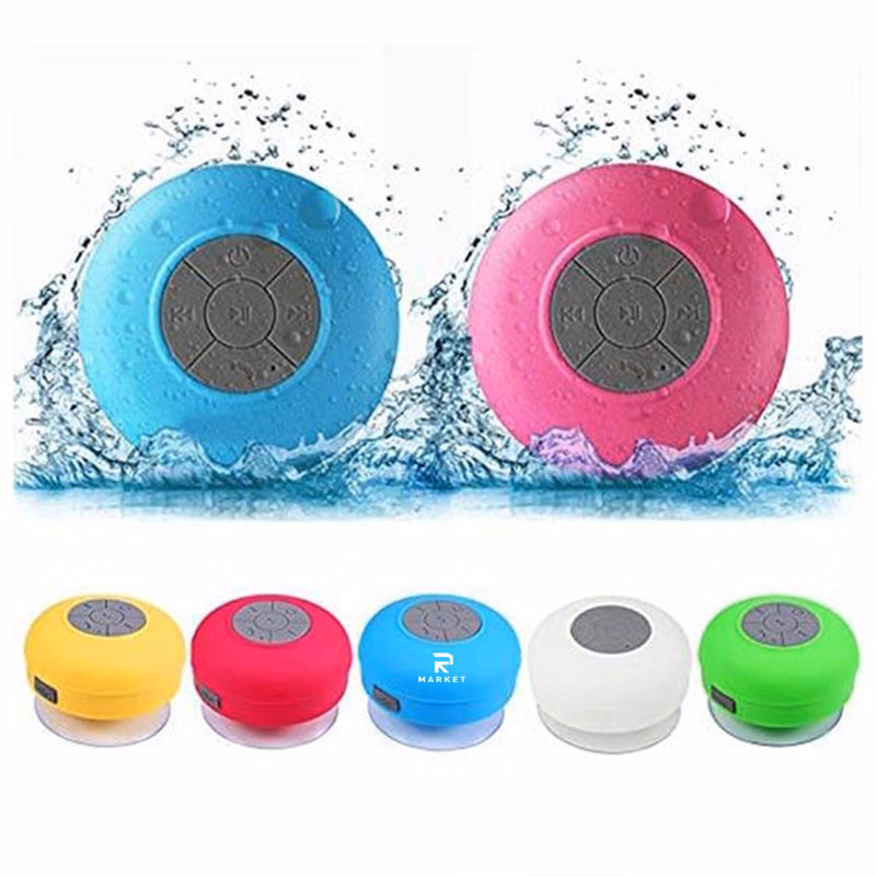 Waterproof Bluetooth Shower Speaker design with re-enforced detachable suction cup