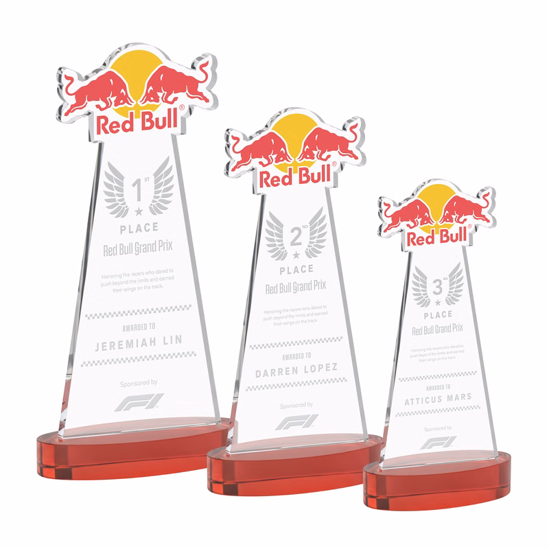EdgeCraft Tapered Award on Alberton - Red (via Air)