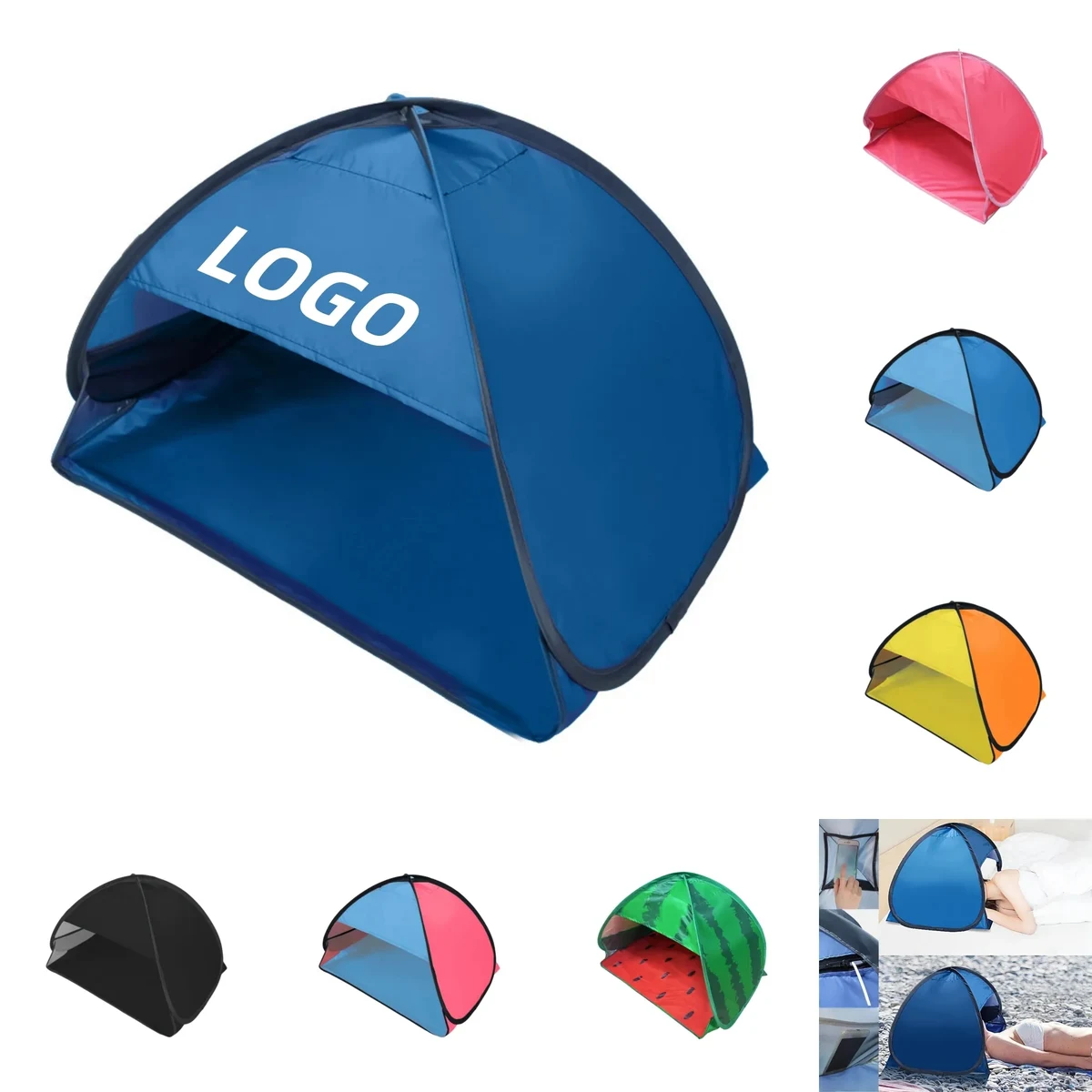 Taffeta Beach Sun Protection Headrest Tent 1