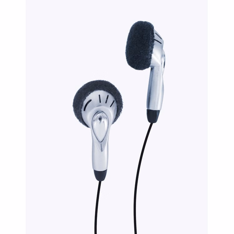 Single Use Earbuds - Silver 3.5mm Foam