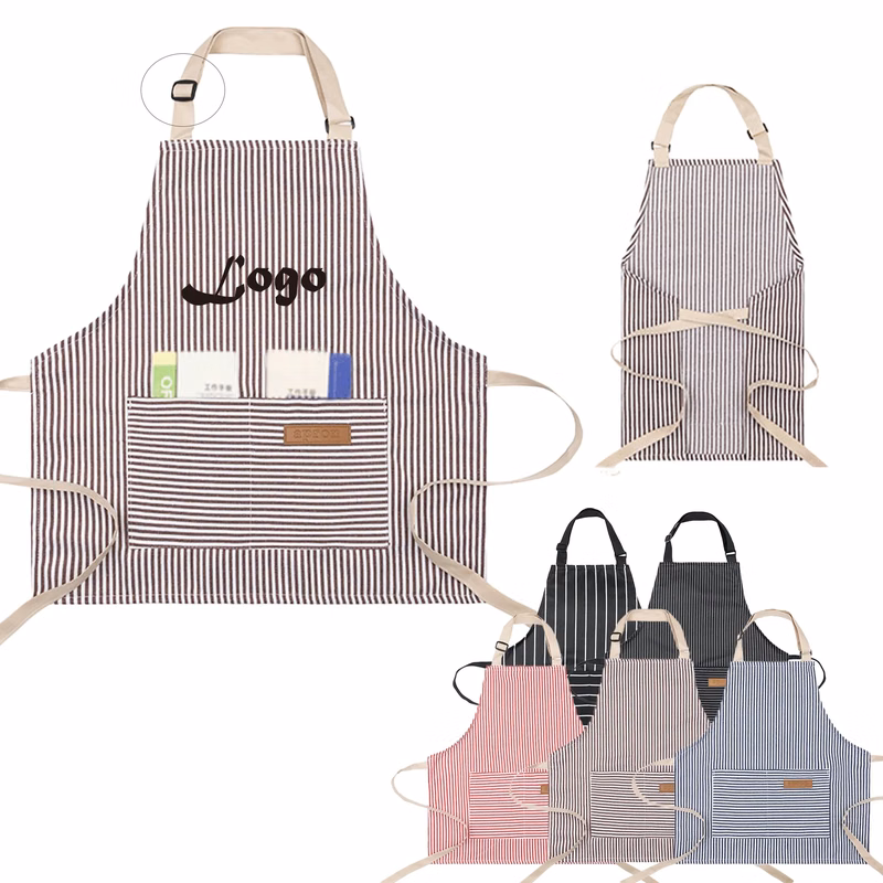 Kids' Pinstripe Apron